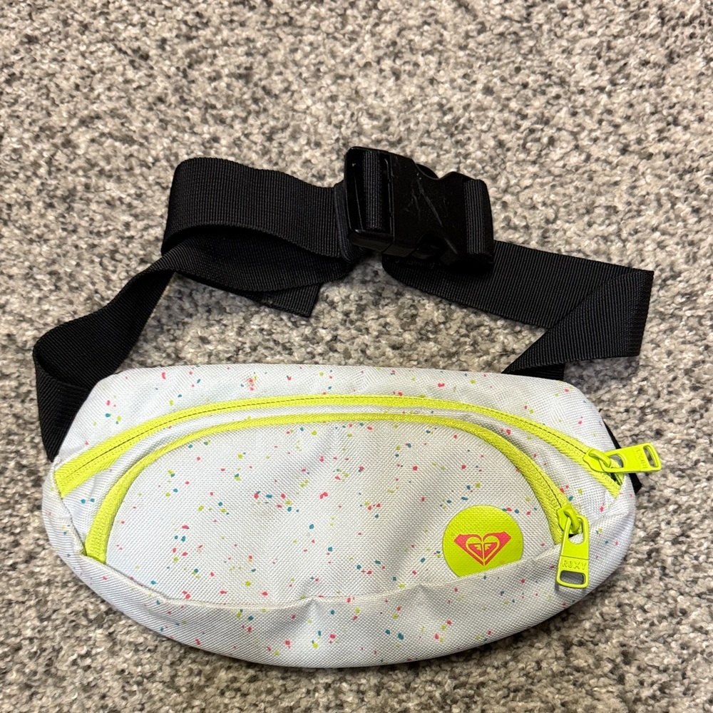 Roxy Kids Speckled Belt Bag with Neon Accents
